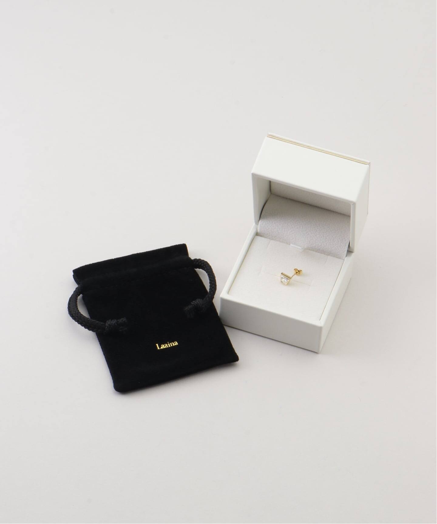 LAAINA/ラアイナ】DIAMOND EARRING（片耳のみ）0.47ct（ピアス（両耳用