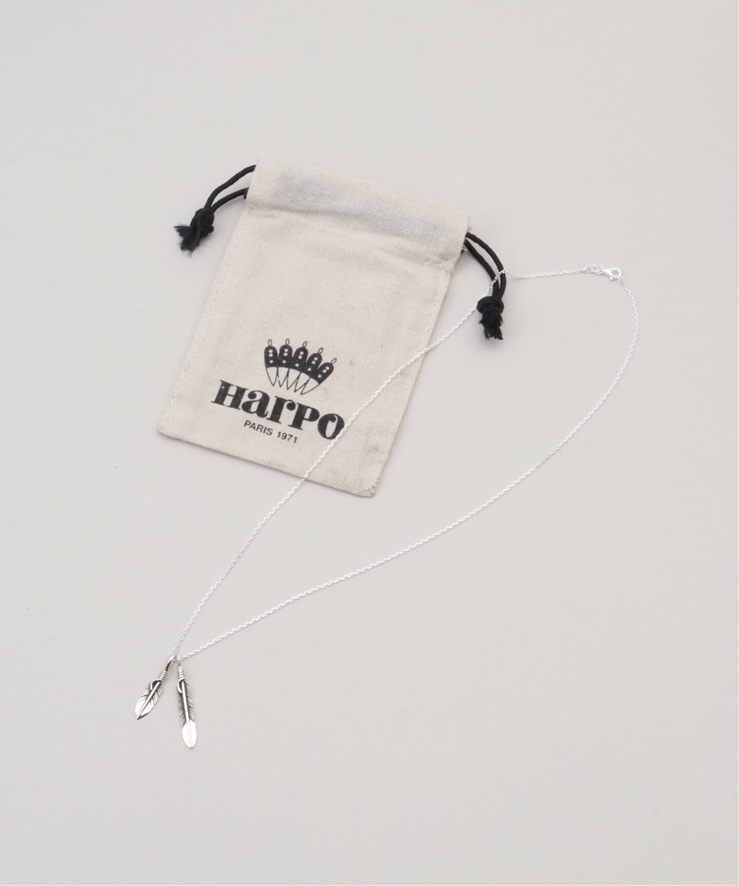 HARPO/アルポ】 DOUBLE FEATHER ネックレス S（ネックレス）｜MUSE de