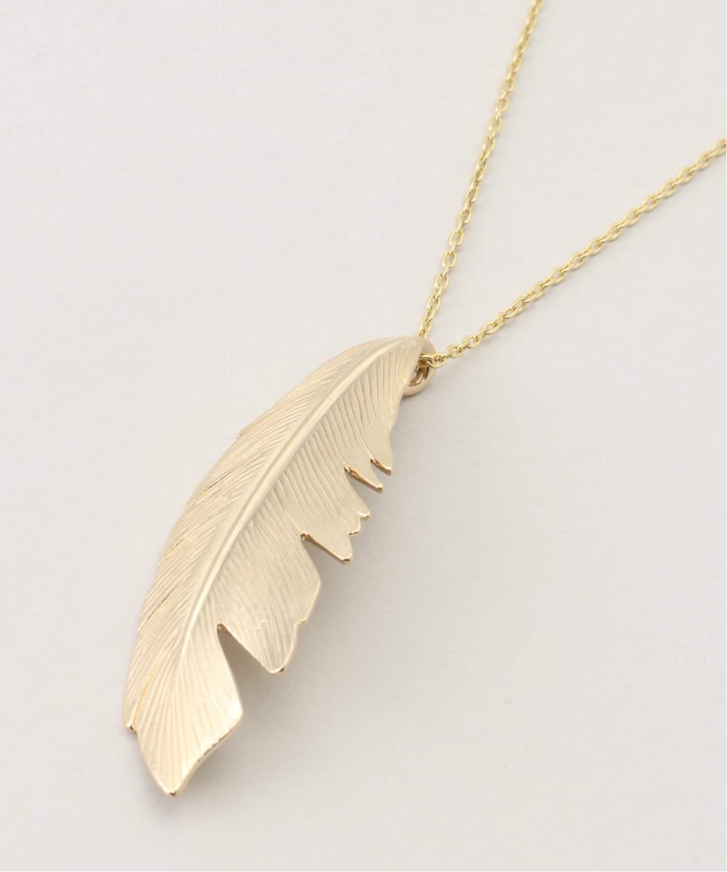 Manon Jewelry/マノン ジュエリー】Feather (Big)47.5chain ネックレス