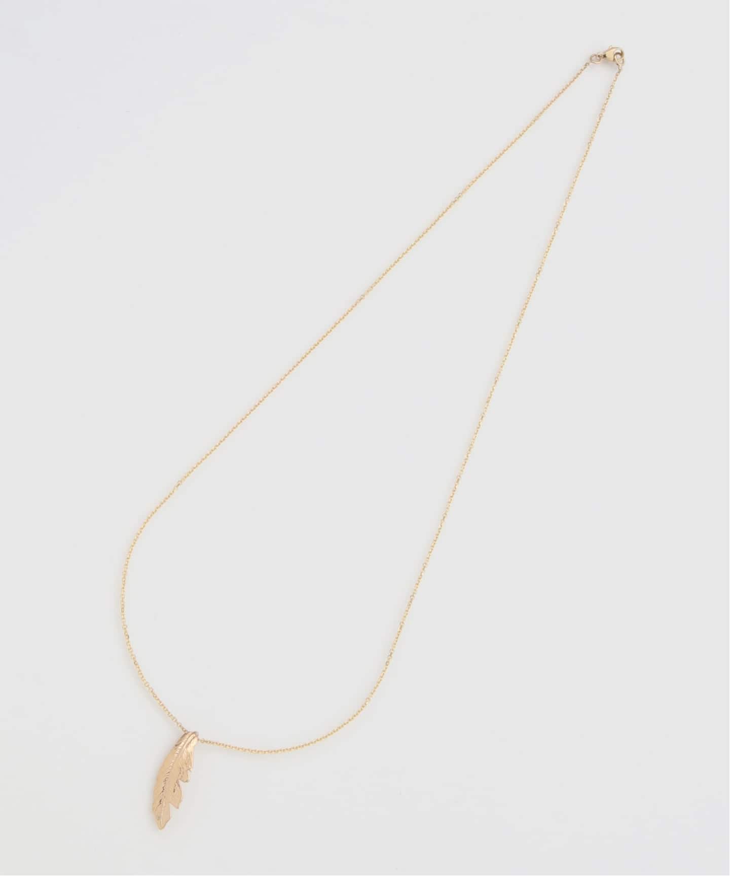 Manon Jewelry/マノンジュエリー】Feather ネックレス S （14kYG