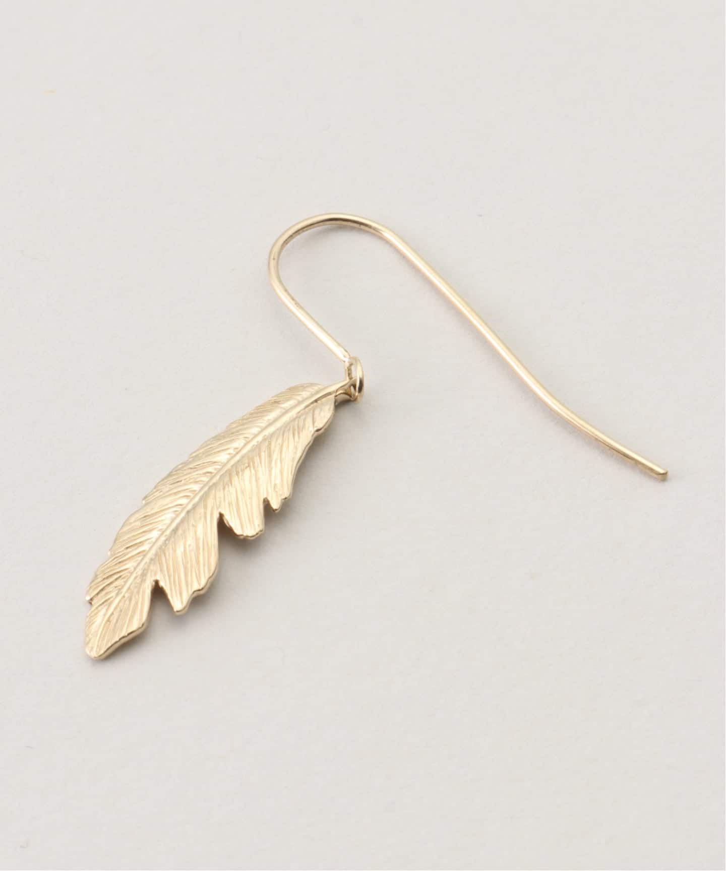 【片耳！】Manon Jewelry/フェザー　ピアス（S）14k YG Manon Jewelry/マノンジュエリー】Feather ピアス（S）14k YG（ピアス