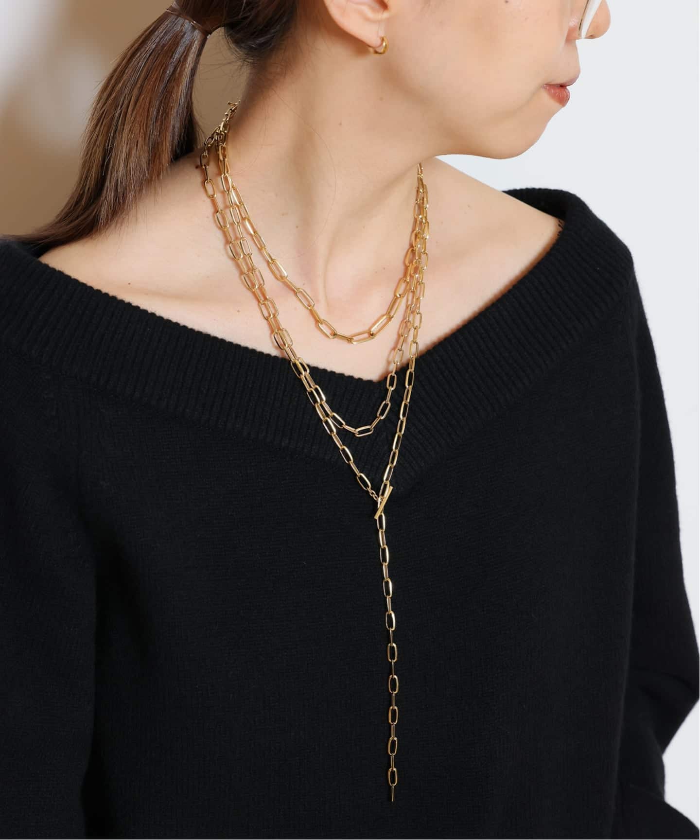 LIZZIE MANDLER/リジーマンドラー】 SIGNATURE CHAIN ネックレス