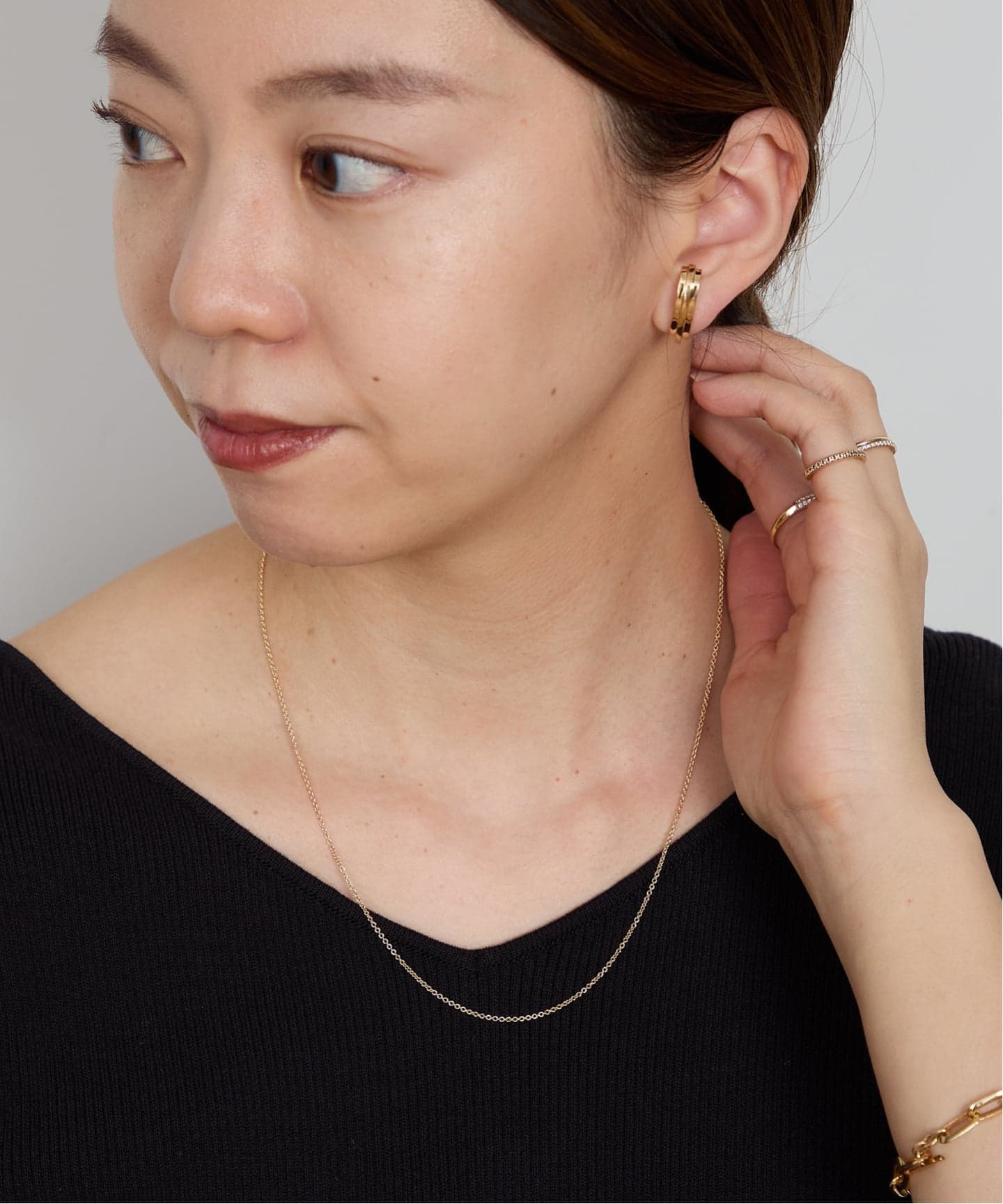 AZLEE/アズリー】EXTRA THIN CABLE チェーン（20inch）（ネックレス