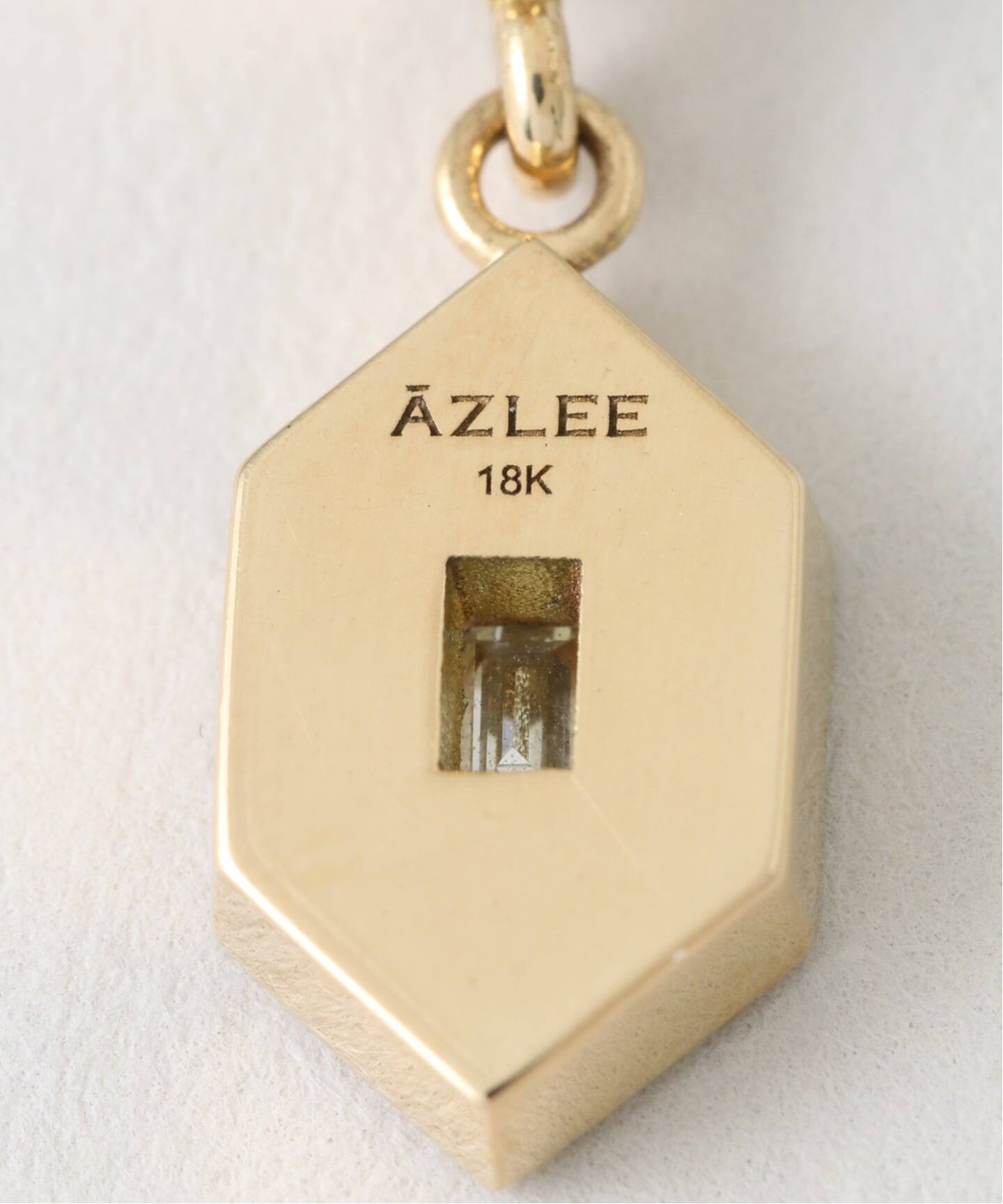 オリジナルチャーム AZLEE/アズリー】 SMALL DIAMOND BLACK ENAMEL チャーム（チャーム