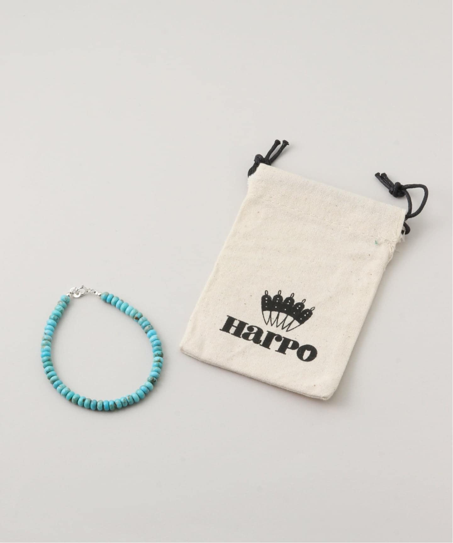 HARPO アルポ コンチョ ターコイズ シルバー925 ブレスレット HARPO/アルポ】TURQUOISE ブレスレット 7.5 (ROUND)（ブレスレット