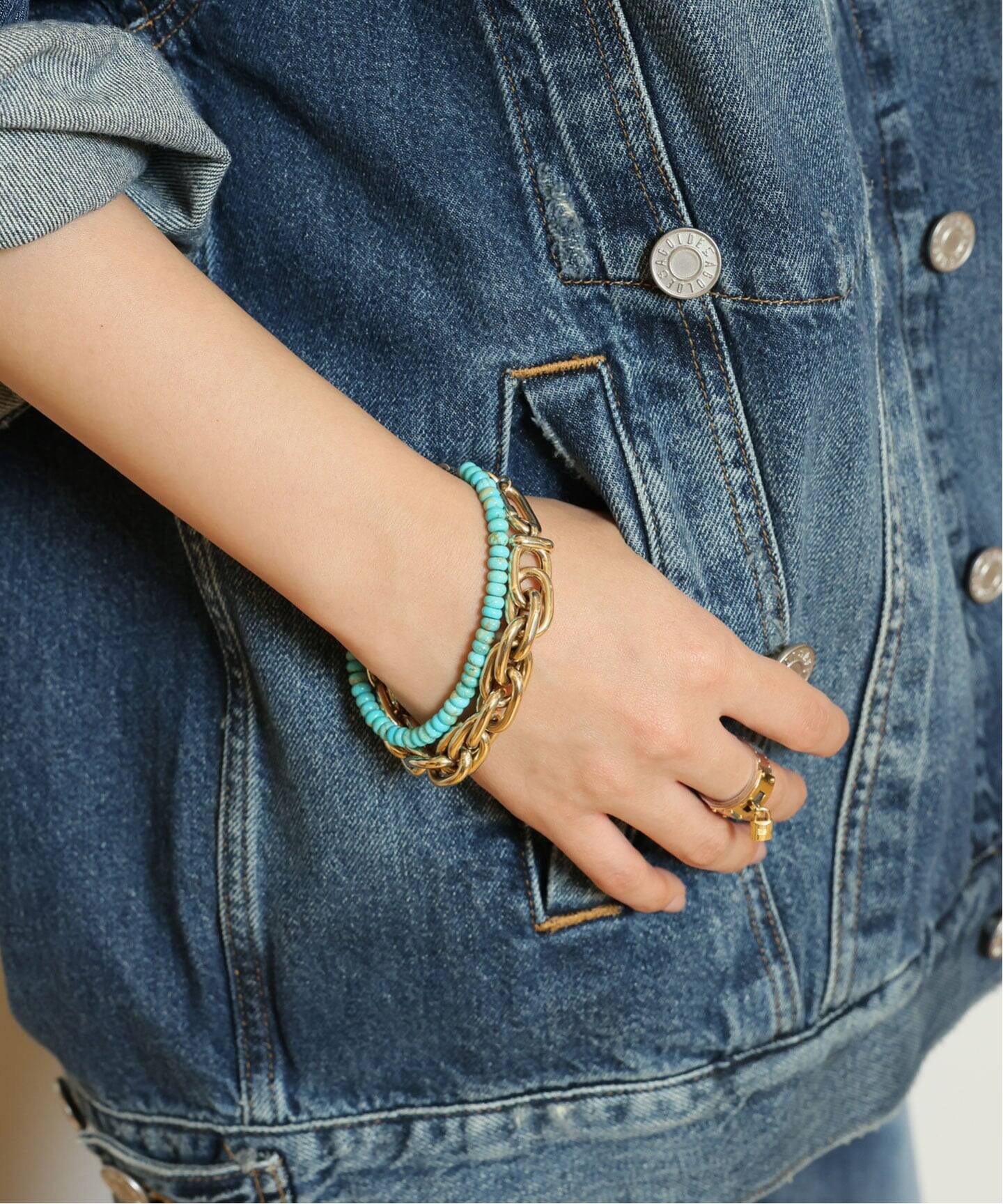 HARPO/アルポ】TURQUOISE ブレスレット 7.5 (ROUND)（ブレスレット 
