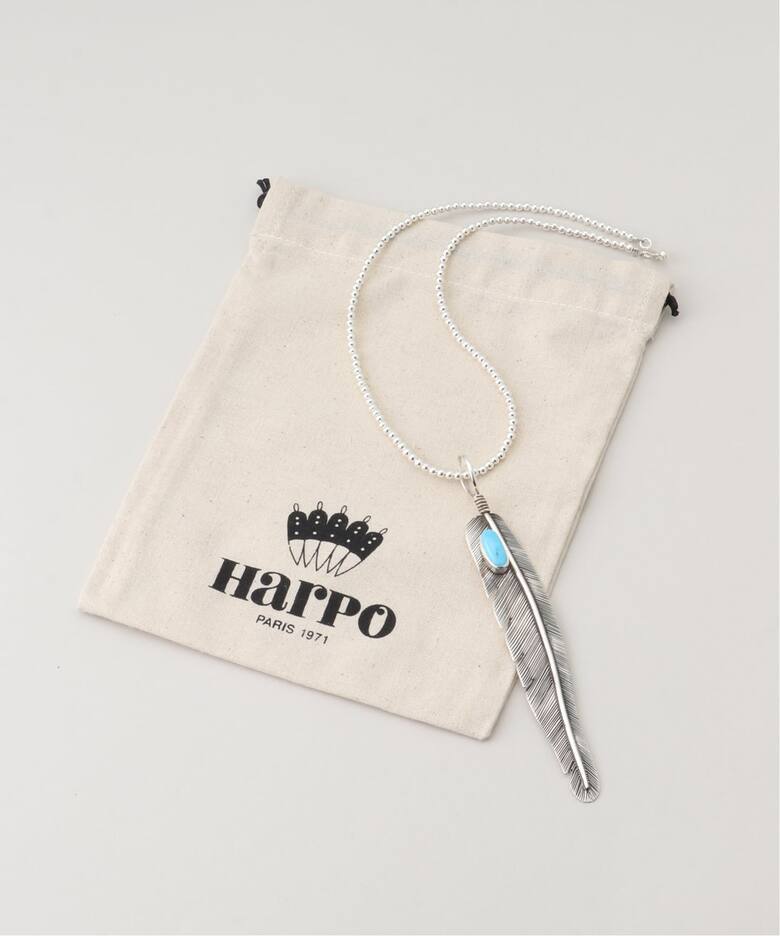 HARPO/アルポ】 FEATHER NECKLACE（ネックレス）｜L