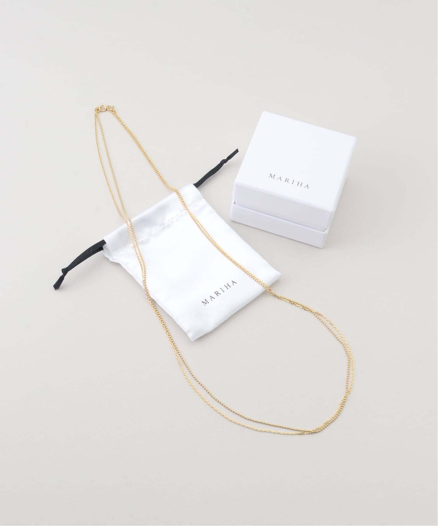 【MARIHA】　Silent Rain MARIHA/マリハ】 Silent Rain Double Necklace 60cm（ネックレス）｜L