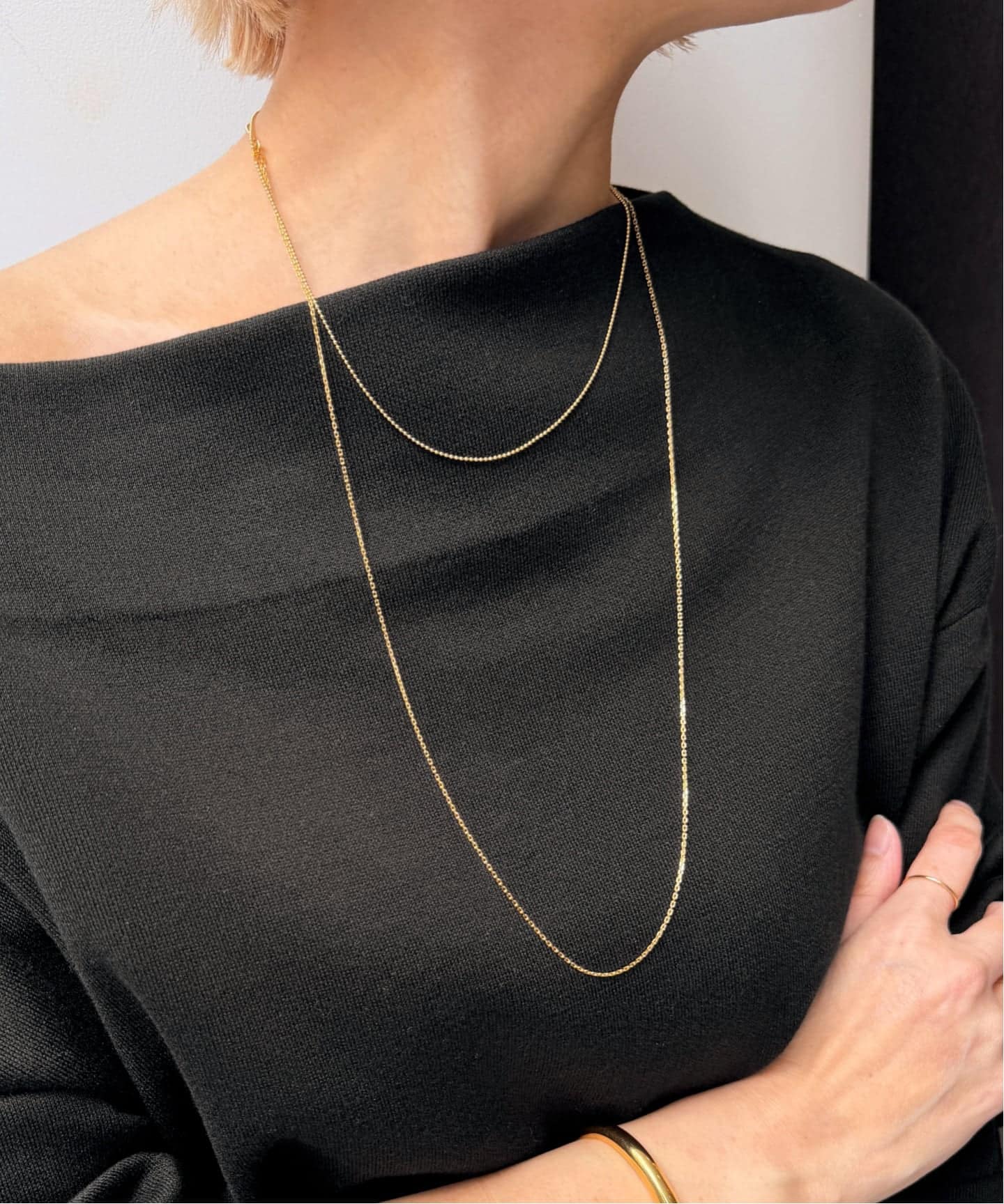 MARIHA/マリハ】 Silent Rain Double Necklace 60cm（ネックレス）｜L