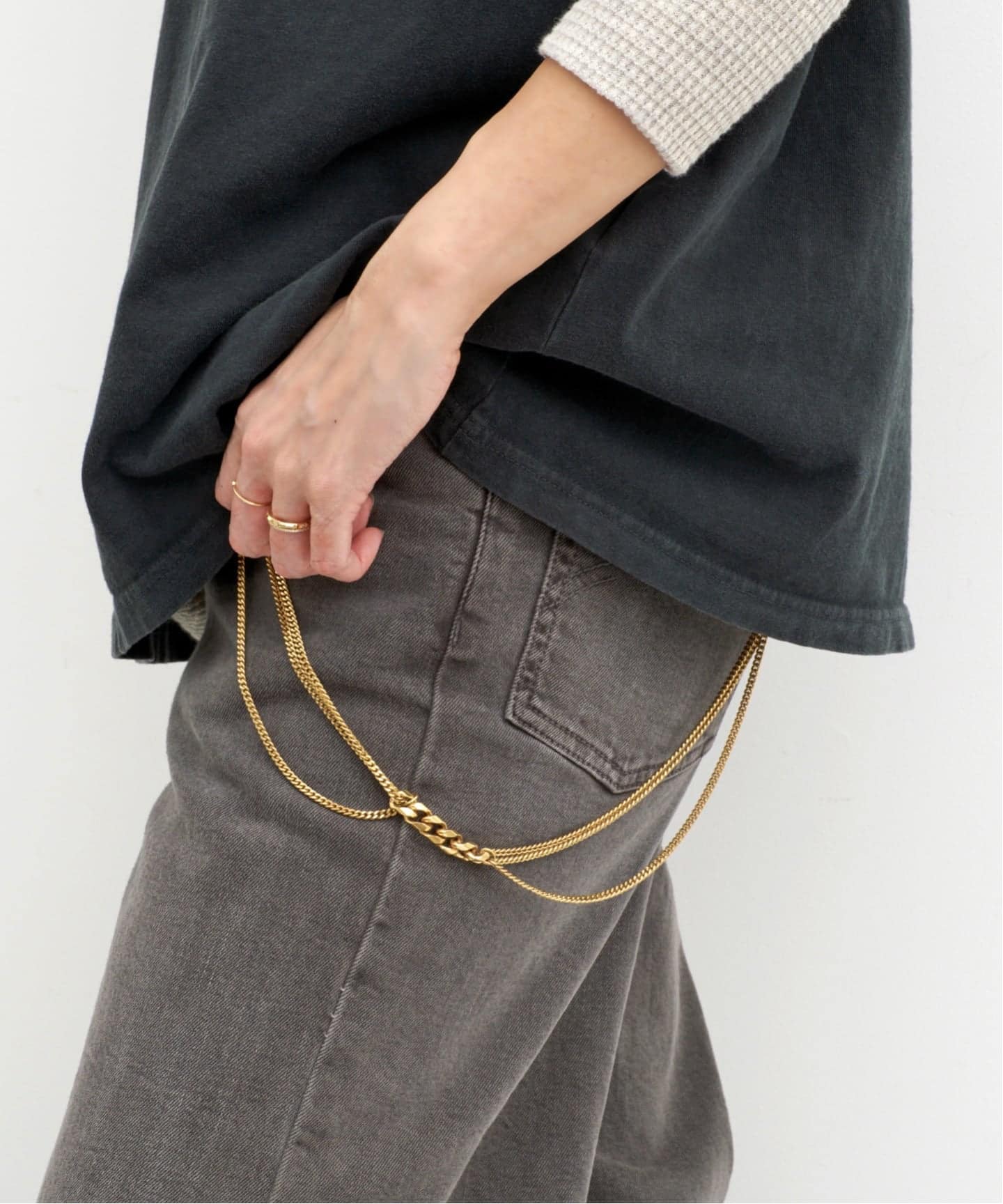 GOOD GRIEF!/グッド グリーフ】 Border Belt(6cm)（その他ファッション