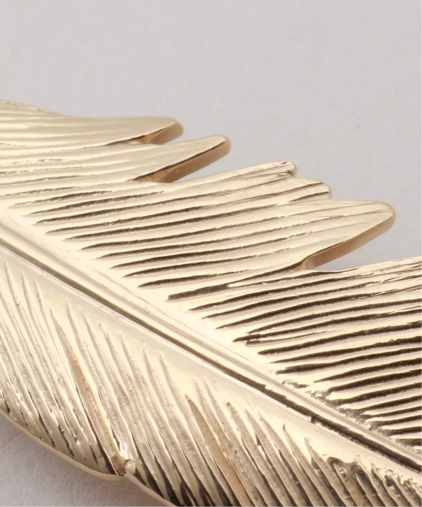 MANON JEWELRY/マノン ジュエリー】 feather pendant big thic