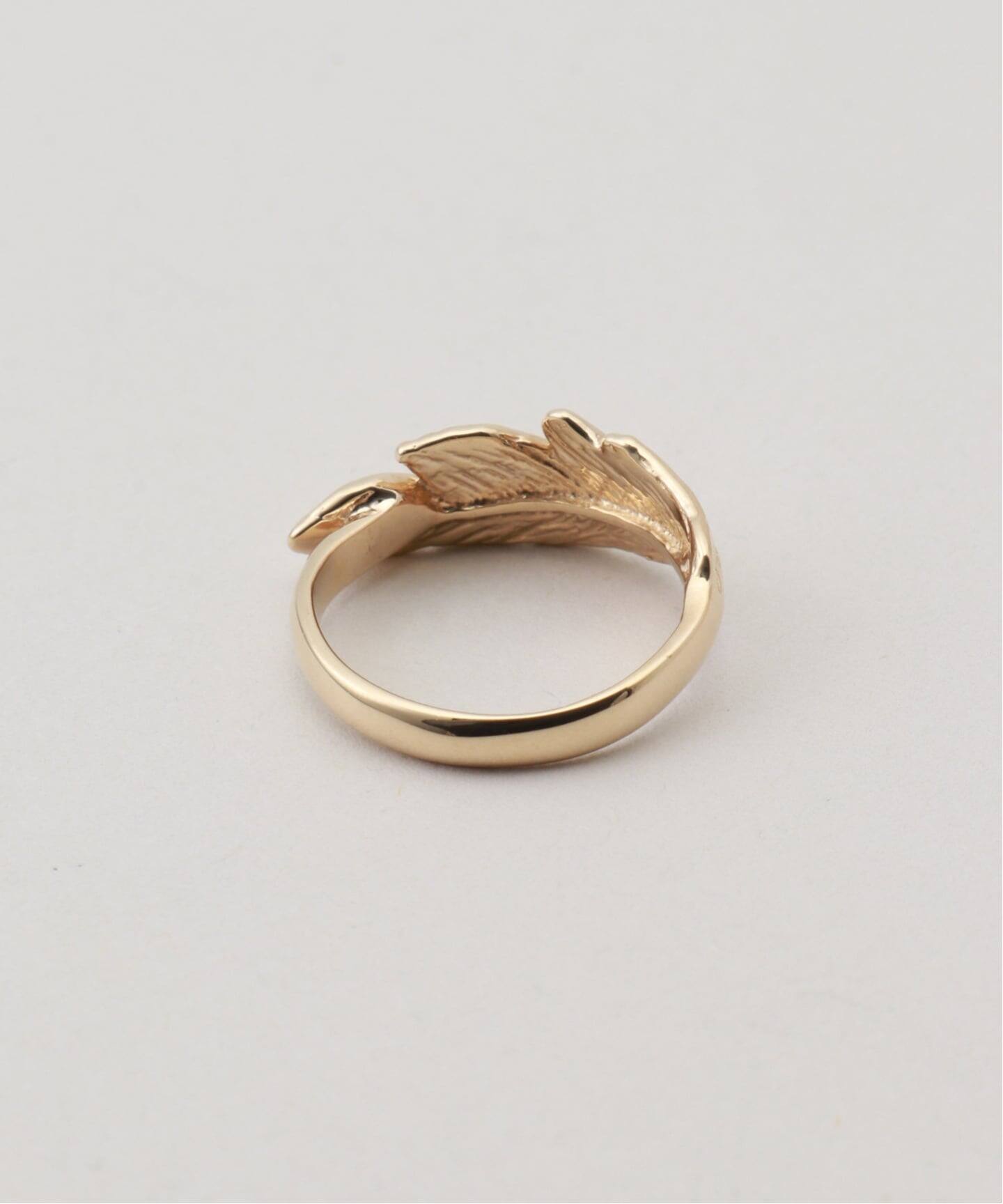 MANON JEWELRY/マノン ジュエリー】 Feather Pinky Ring 2.5（リング