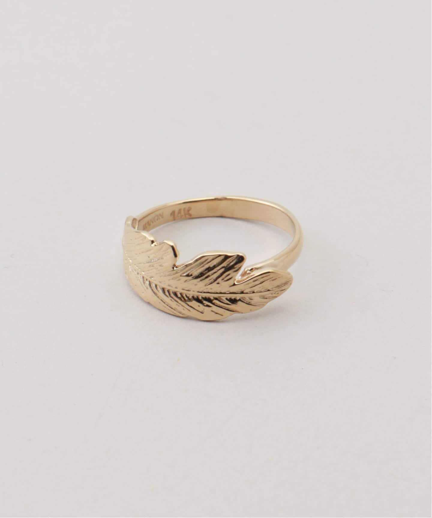 MANON JEWELRY/マノン ジュエリー】 feather pinky ring 3.0（リング