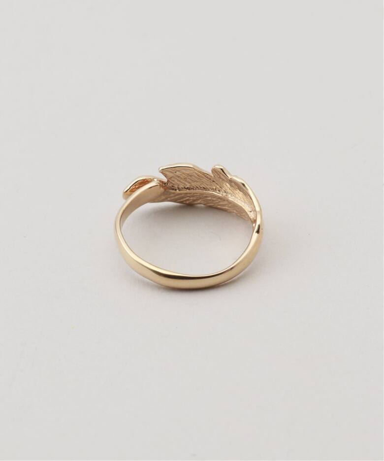 MANON JEWELRY/マノン ジュエリー】 feather pinky ring 3.0（リング 