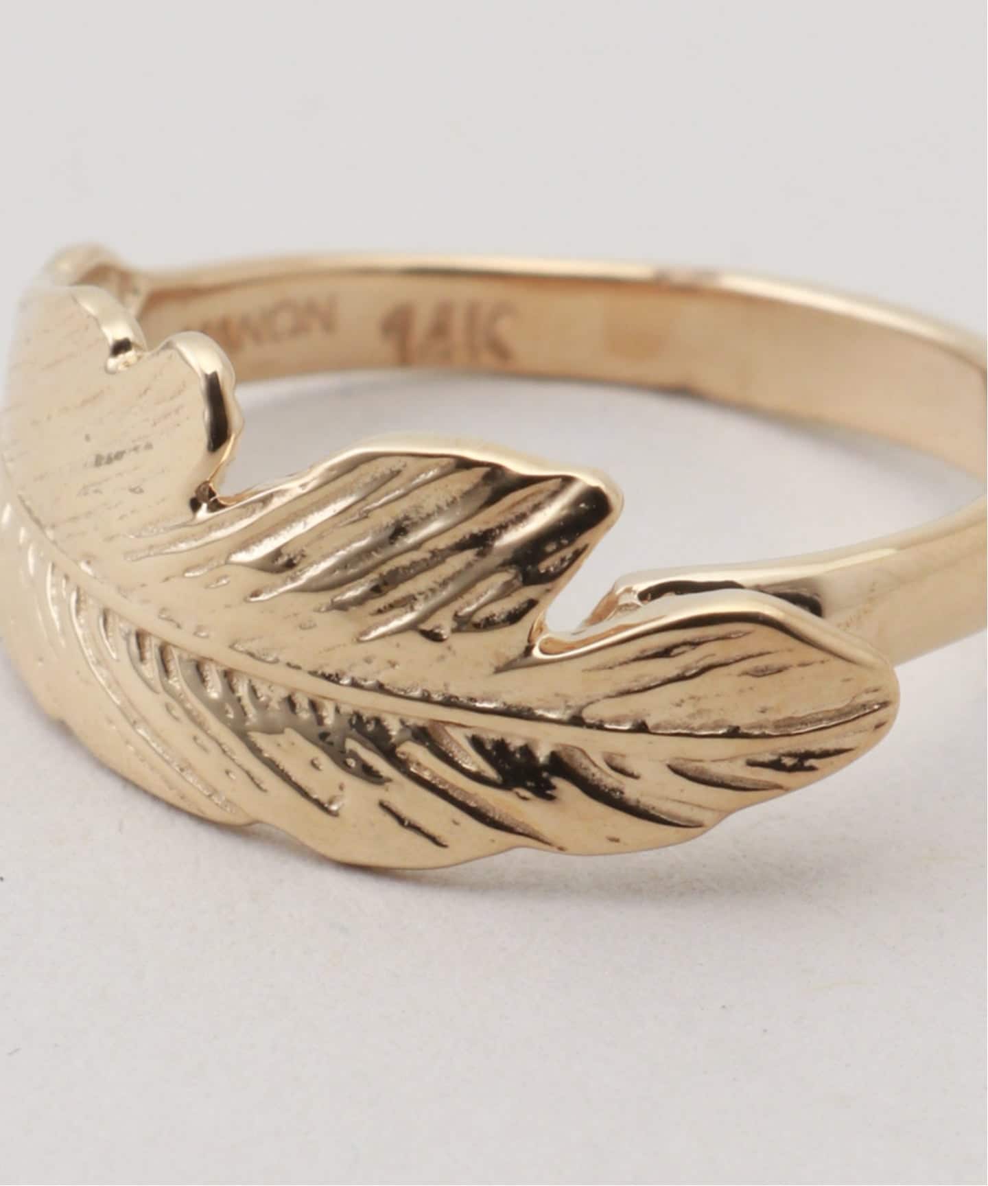 MANON JEWELRY/マノン ジュエリー】 feather pinky ring 3.0（リング