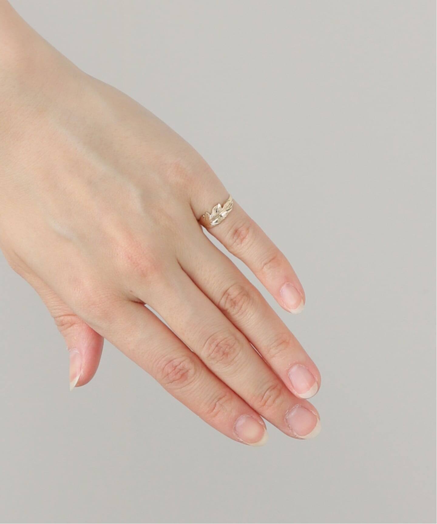 MANON JEWELRY/マノン ジュエリー】 feather pinky ring 3.5(リング MANON JEWELRY/マノン ジュエリー】 feather pinky ring 3.5(リング