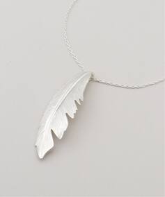 MANON JEWELRY/マノン ジュエリー】 feather pendant 47.5cm 