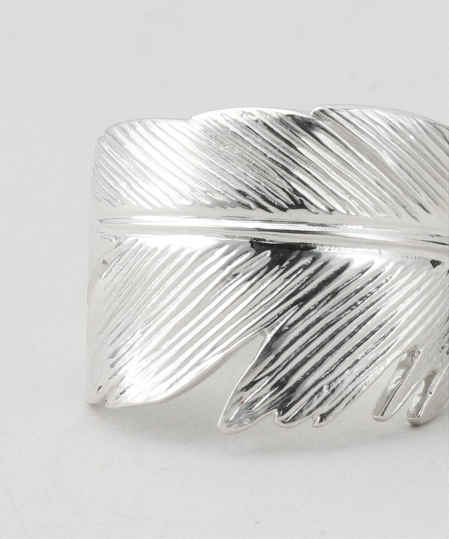 MANON JEWELRY/マノン ジュエリー】 feather ring SV 8.0（リング）｜L