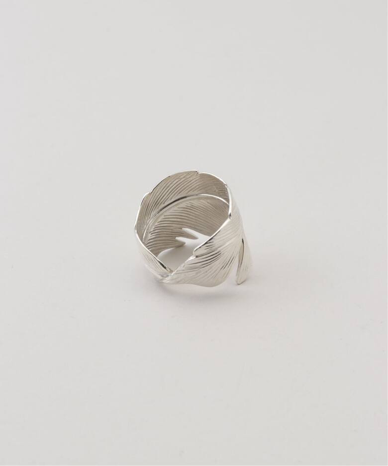 MANON JEWELRY/マノン ジュエリー】 feather ring SV 6.0（リング）｜L 