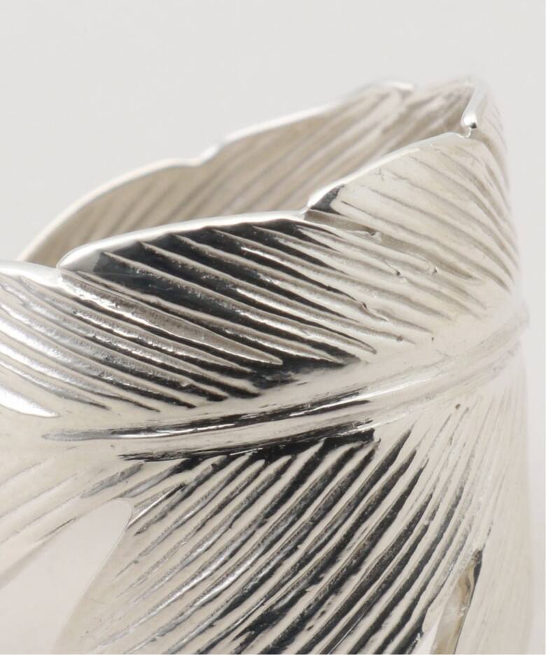 MANON JEWELRY/マノン ジュエリー】 feather ring SV 6.0（リング）｜L 