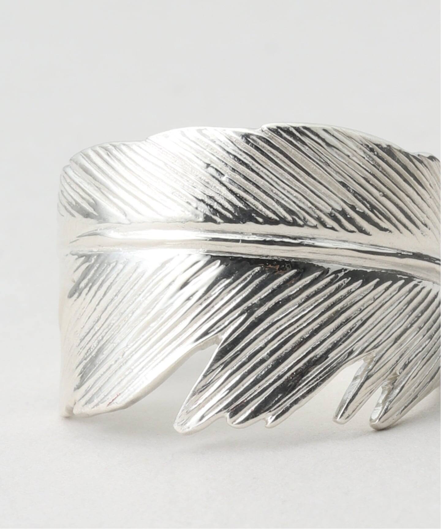 MANON JEWELRY/マノン ジュエリー】 feather ring SV 9.0（リング）｜L