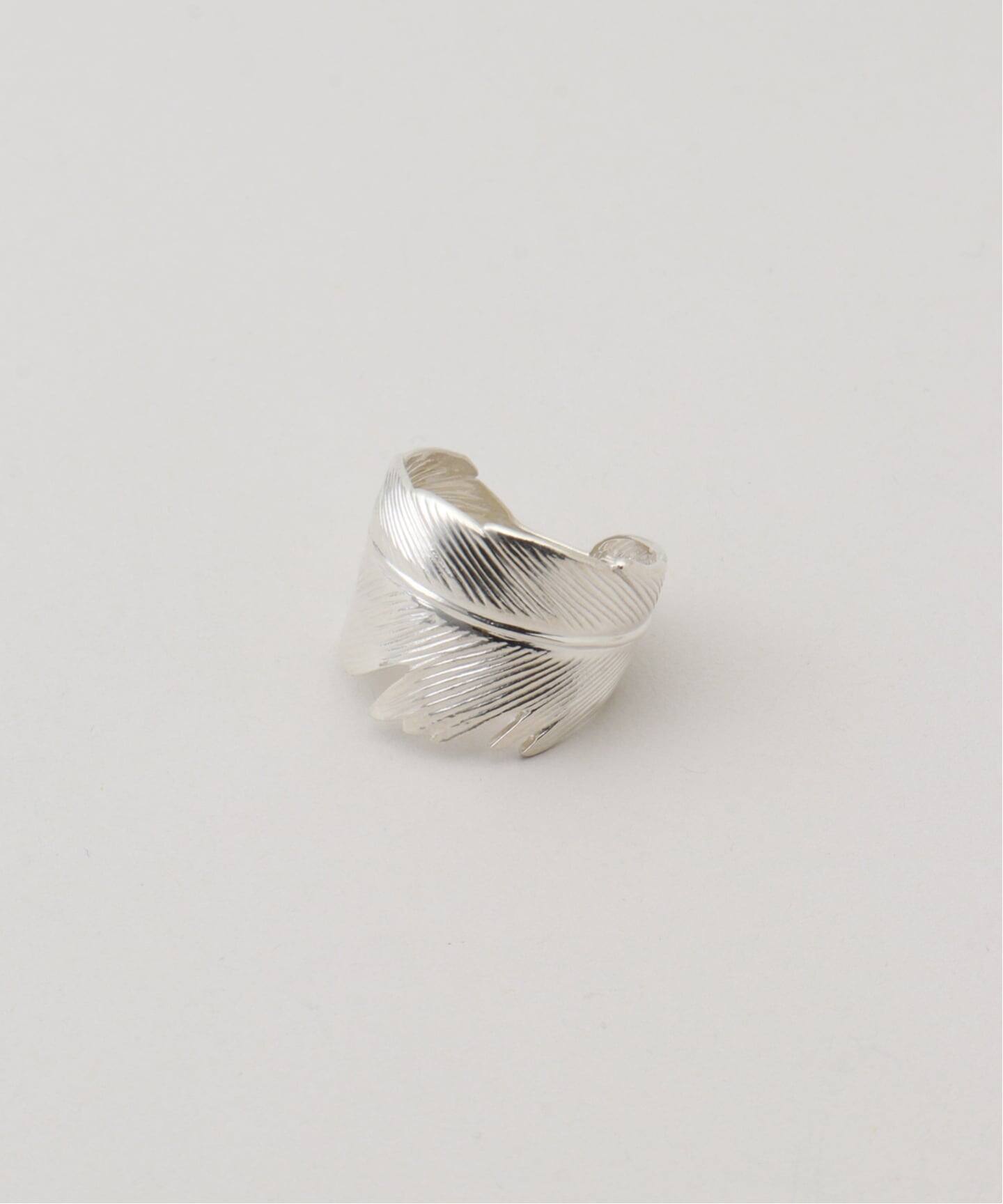 MANON JEWELRY/マノン ジュエリー】 feather ring SV 7.0（リング）｜L