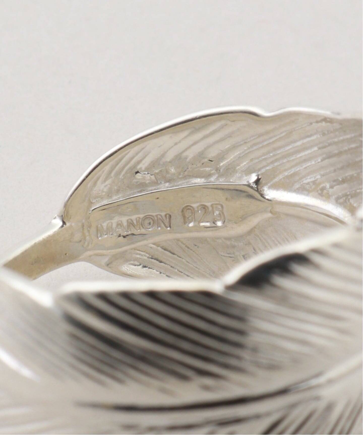 MANON JEWELRY/マノン ジュエリー】 feather ring SV 7.0（リング）｜L