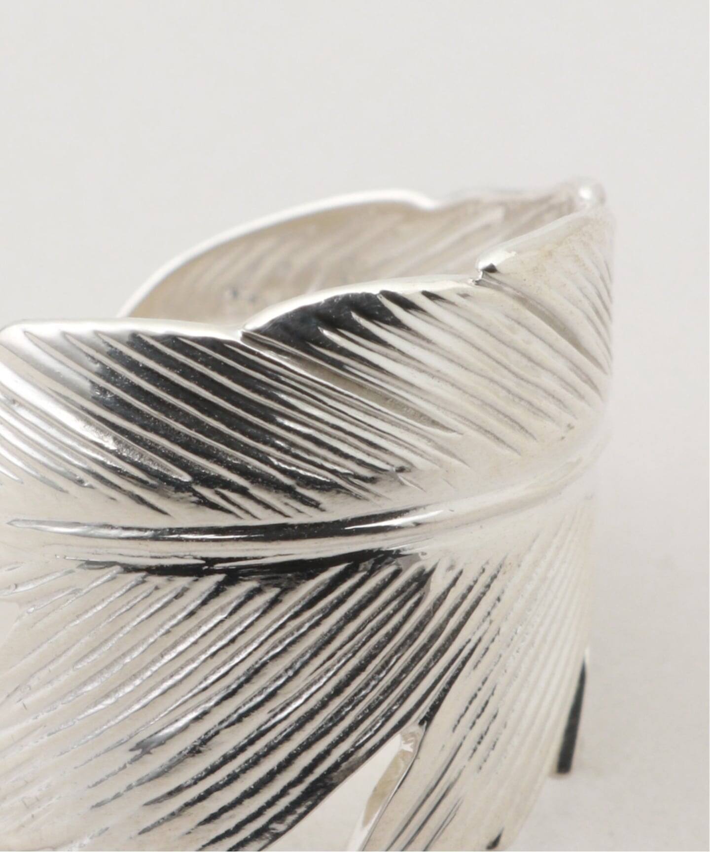 MANON JEWELRY/マノン ジュエリー】 feather ring SV 7.0（リング）｜L