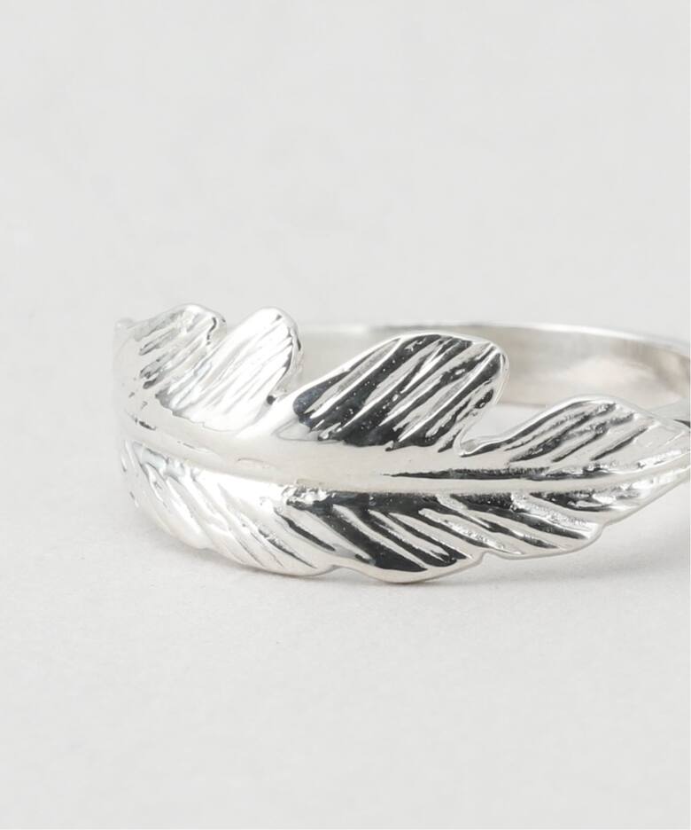 MANON JEWELRY/マノン ジュエリー】 feather pinky ring SV（リング 
