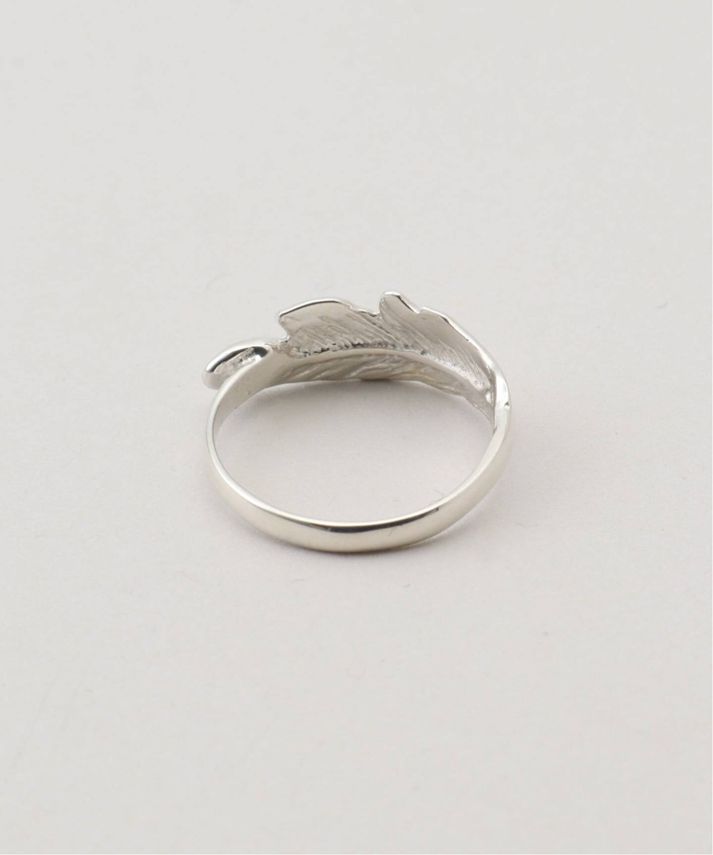 MANON JEWELRY/マノン ジュエリー】 feather pinky ring（リング）｜L