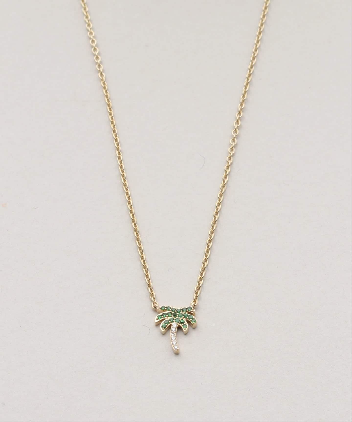 ROXANNE FIRST/ロクサンヌ ファースト】 Tsavorite&Diamond Palm Tree