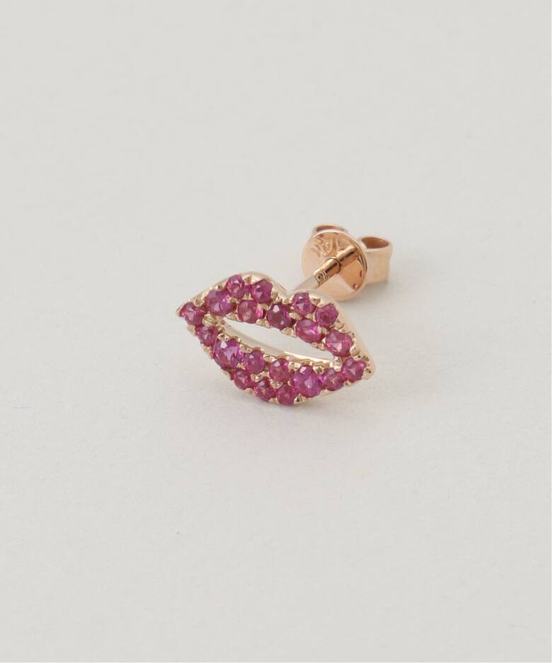 ROXANNE FIRST/ロクサンヌ ファースト】 Pink Sapphire Kiss Earring