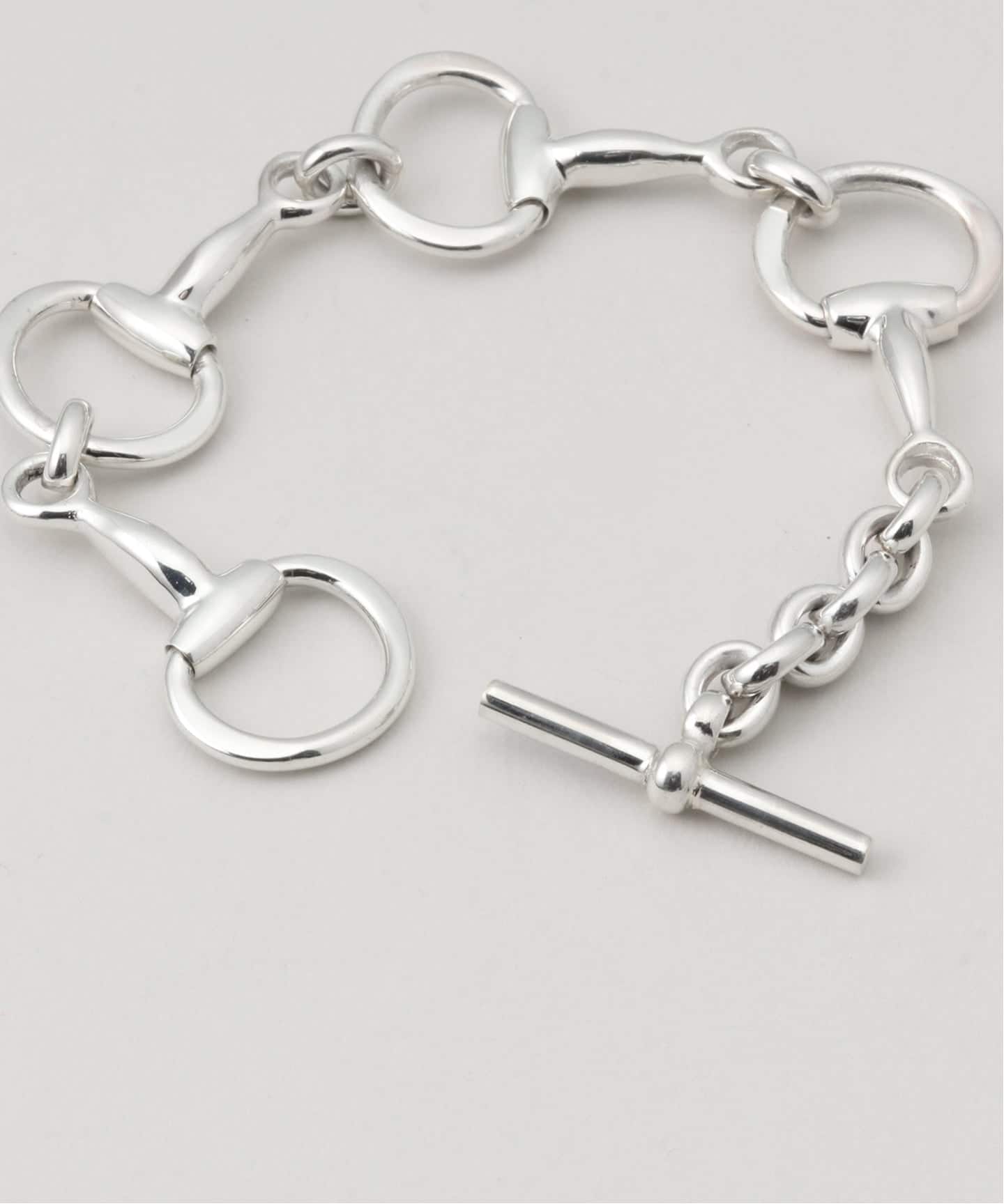 アクセサリー laver 925 FOUR BIT CHAIN T BAR LAVER/ラバー】 FOUR BIT CHAIN T BAR（ブレスレット・バングル）｜L