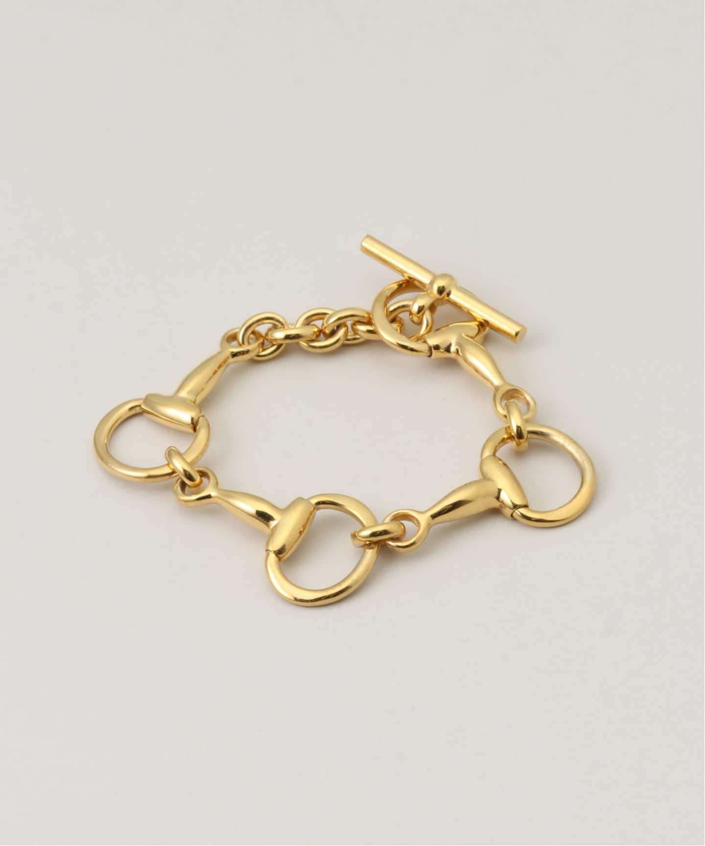 アクセサリー FOUR BIT CHAIN T BAR LAVER/ラバー】 FOUR BIT CHAIN T BAR（ブレスレット・バングル）｜L
