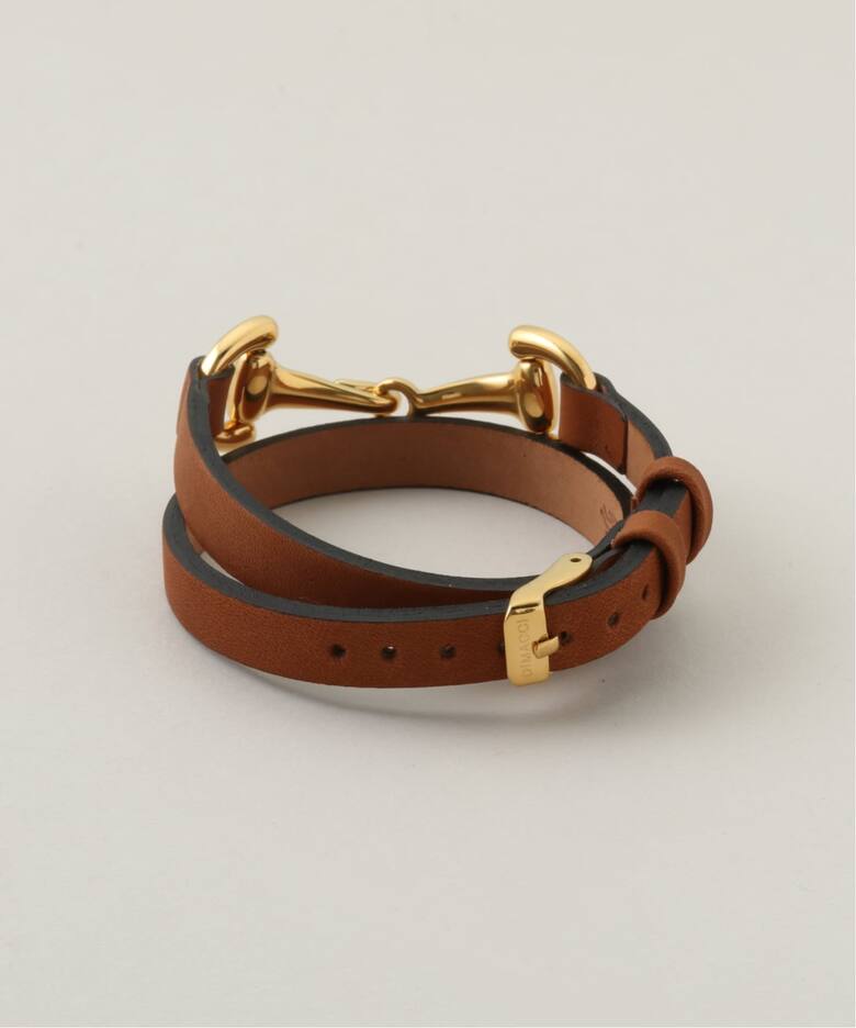 DIMACCI/ディマッチ】 LEATHER BRACELET（ブレスレット・バングル）｜L 