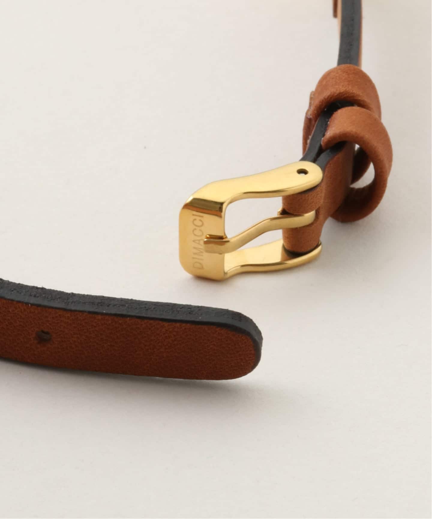 DIMACCI/ディマッチ】 LEATHER BRACELET（ブレスレット・バングル）｜L