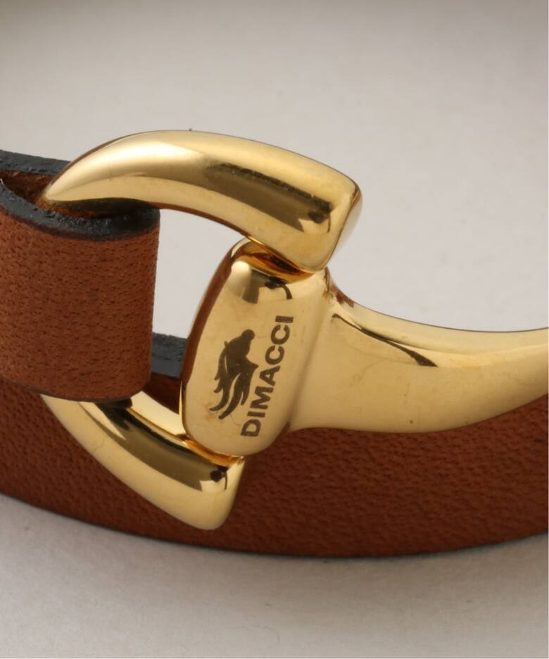 DIMACCI/ディマッチ】 LEATHER BRACELET（ブレスレット・バングル）｜L 