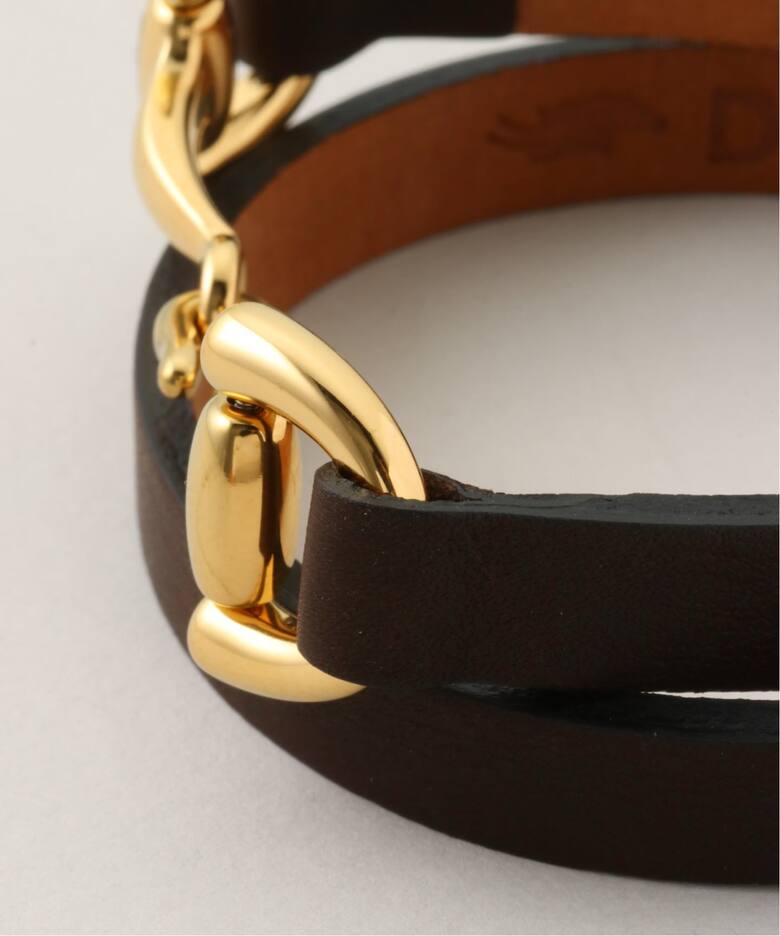 DIMACCI/ディマッチ】 LEATHER BRACELET（ブレスレット・バングル）｜L 
