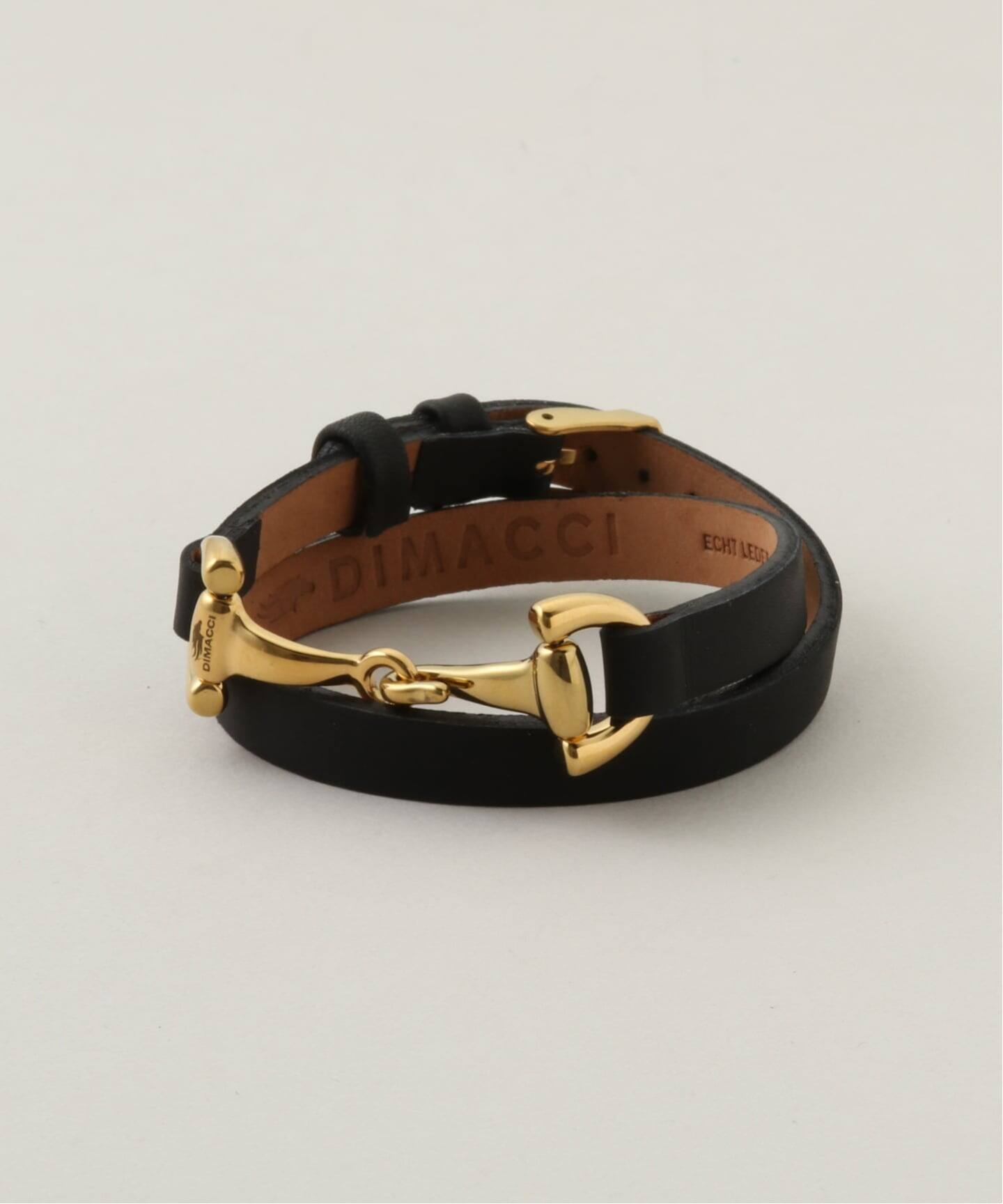 DIMACCI/ディマッチ】 LEATHER BRACELET（ブレスレット・バングル）｜L