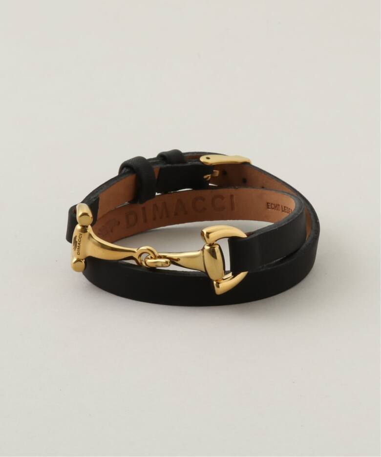 DIMACCI/ディマッチ】 LEATHER BRACELET（ブレスレット・バングル）｜L 
