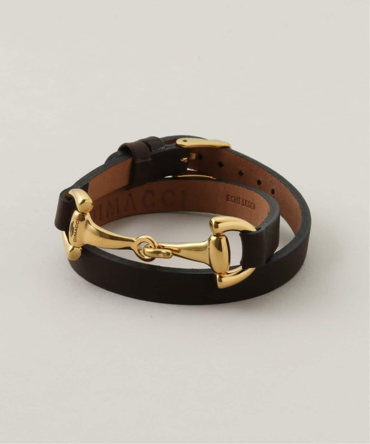DIMACCI/ディマッチ】 LEATHER BRACELET（ブレスレット・バングル）｜L