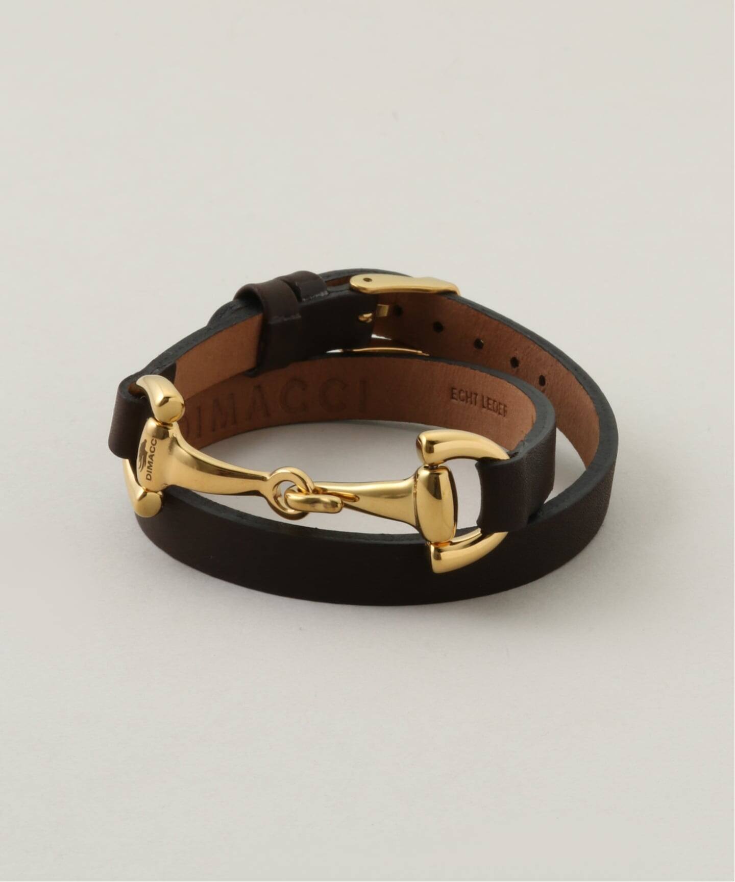 DIMACCI/ディマッチ】 LEATHER BRACELET（ブレスレット・バングル）｜L 