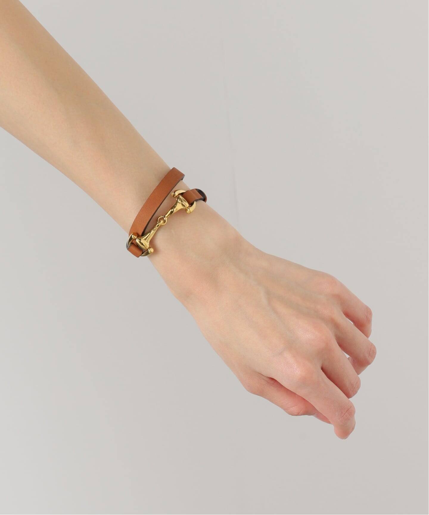 DIMACCI/ディマッチ】 LEATHER BRACELET（ブレスレット・バングル）｜L 