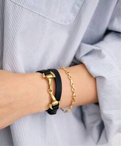 DIMACCI/ディマッチ】 LEATHER BRACELET（ブレスレット・バングル）｜L 