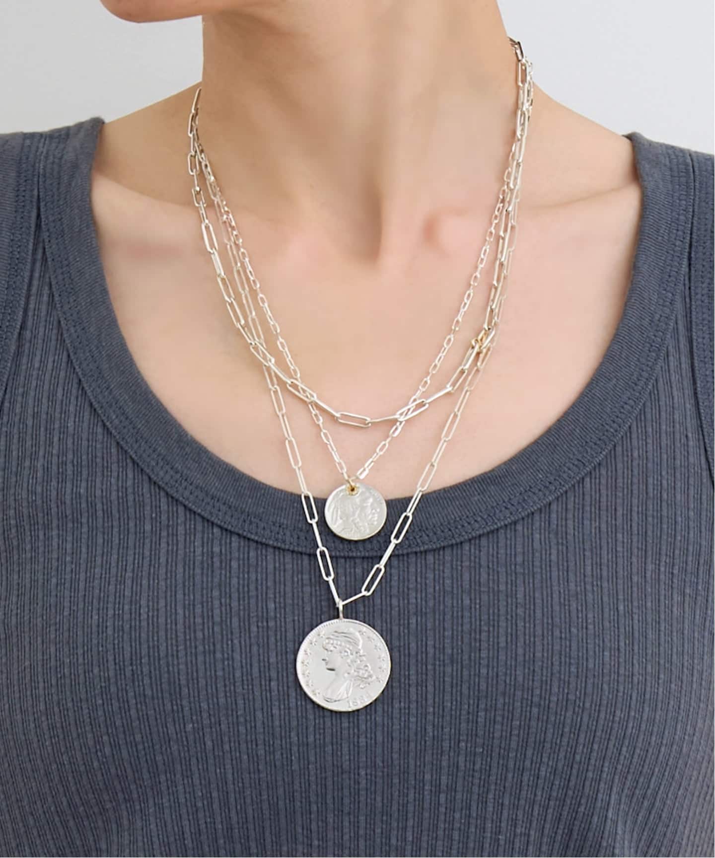 GIGI/ジジ】 Artemis Capped Bust Necklace（ネックレス）｜L