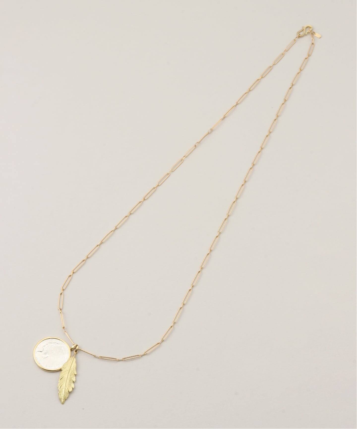 GIGI/ジジ】EXCLUSIVE Necklace mix coin×feather（ネックレス）｜AP