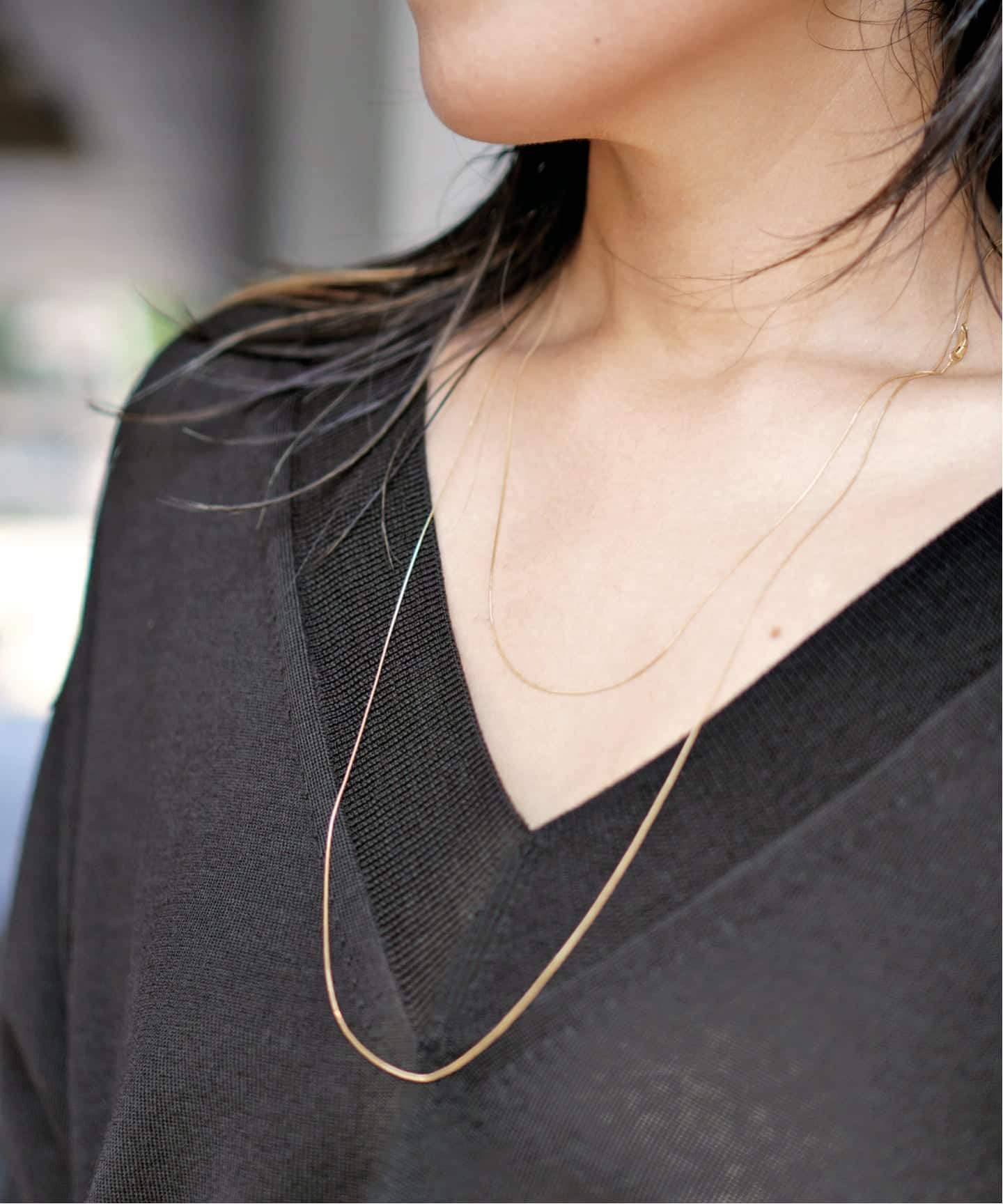 AP STUDIO エーピーストゥディオ ネックレス GIGI/ジジ】ゴールドラインネックレス（ネックレス）｜AP STUDIO