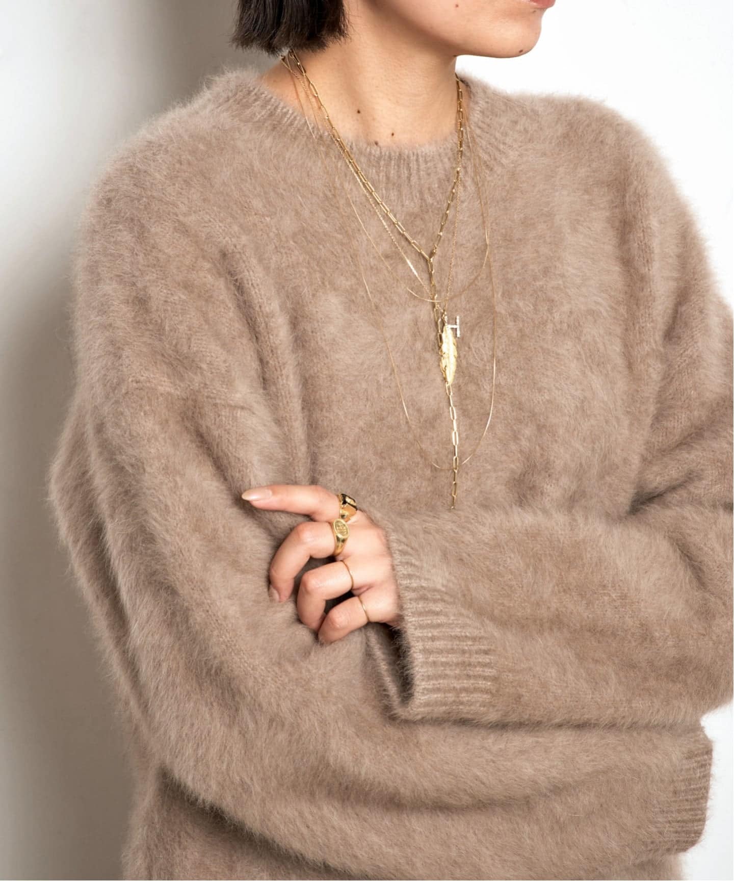 AP STUDIO 【GIGI/ジジ】スクエアケーブルネックレス 予約》【GIGI/ジジ】スクエアケーブルネックレス（ネックレス）｜AP