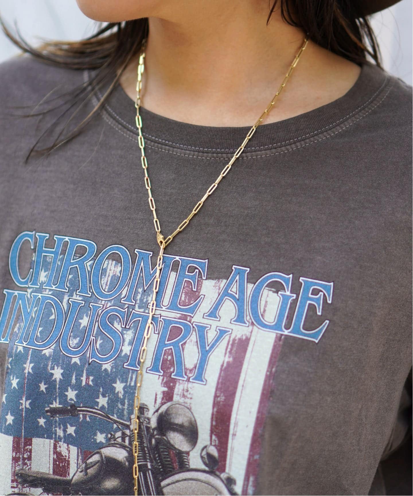 新品【GIGI/ジジ】スクエアケーブルネックレス AP STUDIO 予約》【GIGI/ジジ】スクエアケーブルネックレス（ネックレス）｜AP