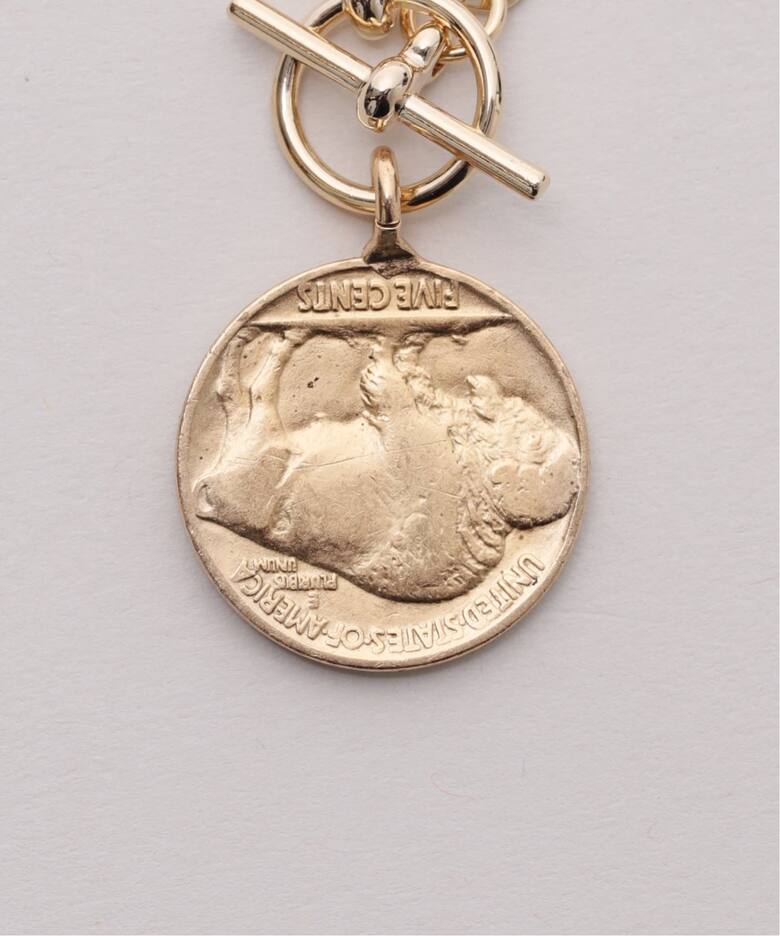 JANIS SAVITT/ジャニス・サビット】Lightweight chain coin Necklace 